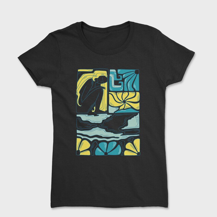 Nature Blonde Woman, Tricou Femei