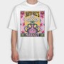 Natures Market Flower Vase Tote 01, Tricou Oversize Barbati (Unisex)