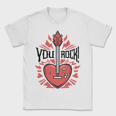 You Rock Love Guitar, Tricou Barbati (Unisex)