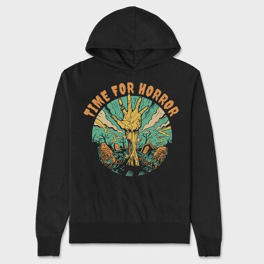 Zombie Hand Time for Horror, Hanorac Oversize Barbati (Unisex)