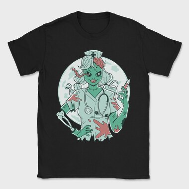 Zombie Nurse, Tricou Barbati (Unisex)