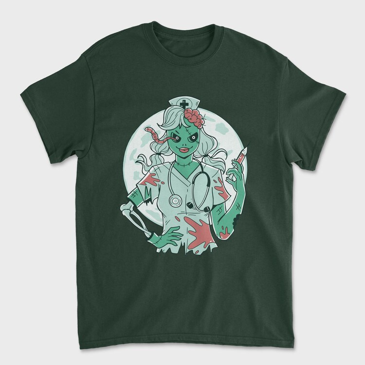 Zombie Nurse, Tricou Barbati (Unisex)