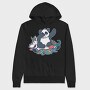Panda Unicorn Dab, Hanorac Oversize Barbati (Unisex)