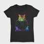 Neon Cat Dj, Tricou Femei