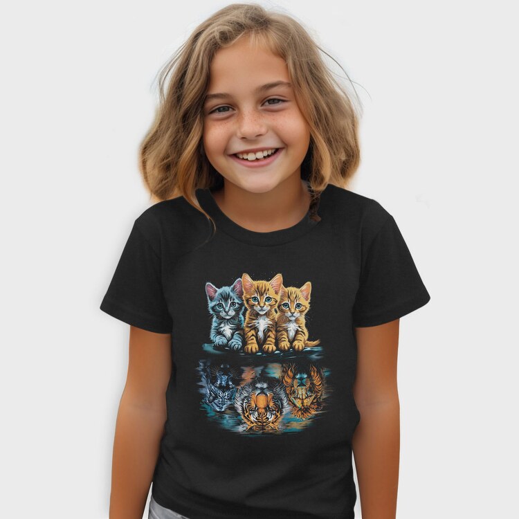 Kittens Strenght Big Cats, Tricou Copii