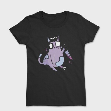 Zombie Cat Knife, Tricou Femei