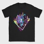 Neon Tiger, Tricou Barbati (Unisex)