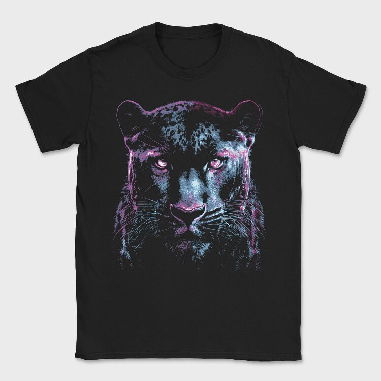 Neon Panther, Tricou Barbati (Unisex)