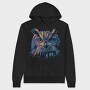 Neon Owl, Hanorac Oversize Barbati (Unisex)