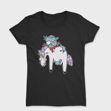 Zombie Eating Unicorn, Tricou Femei