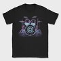 Neon Drum Set Drums, Tricou Barbati (Unisex)