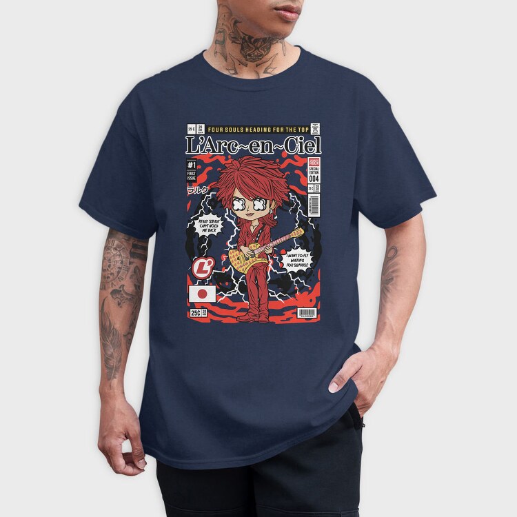 Rockstar Revolution, Tricou Barbati (Unisex)