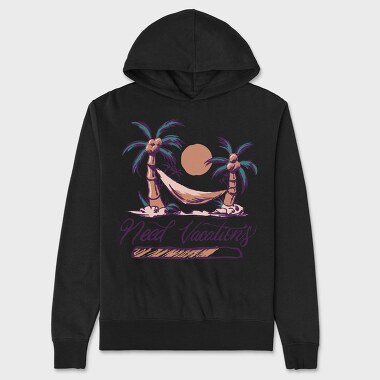 Need Vacations Quote, Hanorac Oversize Barbati (Unisex)