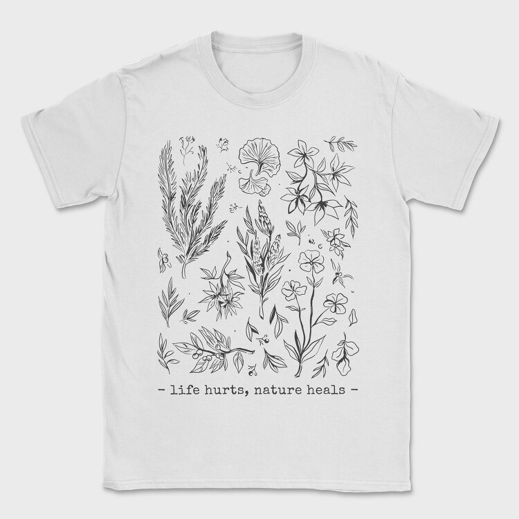 Nature Botanical Plants, Tricou Barbati (Unisex)