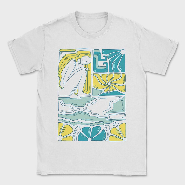 Nature Blonde Woman, Tricou Barbati (Unisex)