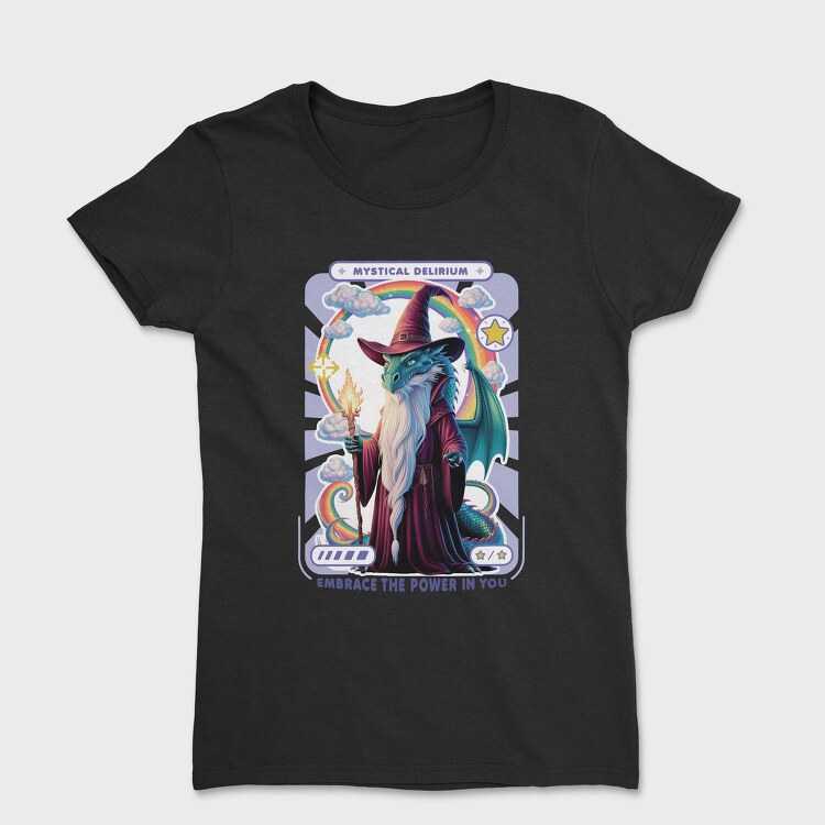Mystical Delirium Wizard, Tricou Femei