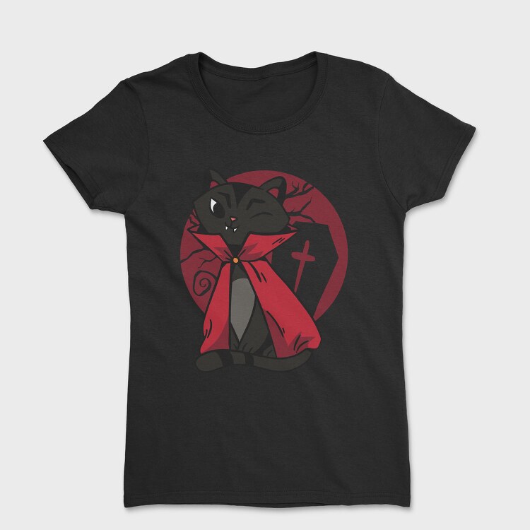 Vampire Cat Spooky, Tricou Femei
