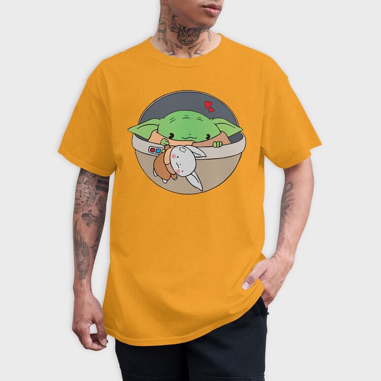 Baby Yoda 21, Tricou Barbati (Unisex)