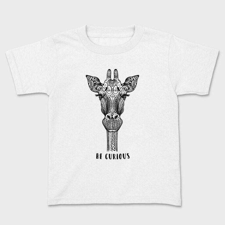 Giraffe Illustration, Tricou Copii