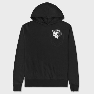 Possum Pocket, Hanorac Oversize Barbati (Unisex)