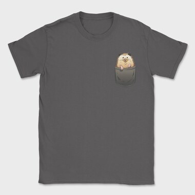 Hedgehog In Pocket, Tricou Barbati (Unisex)