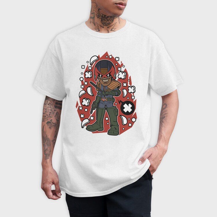 Judge Dredd Revolution, Tricou Barbati (Unisex)