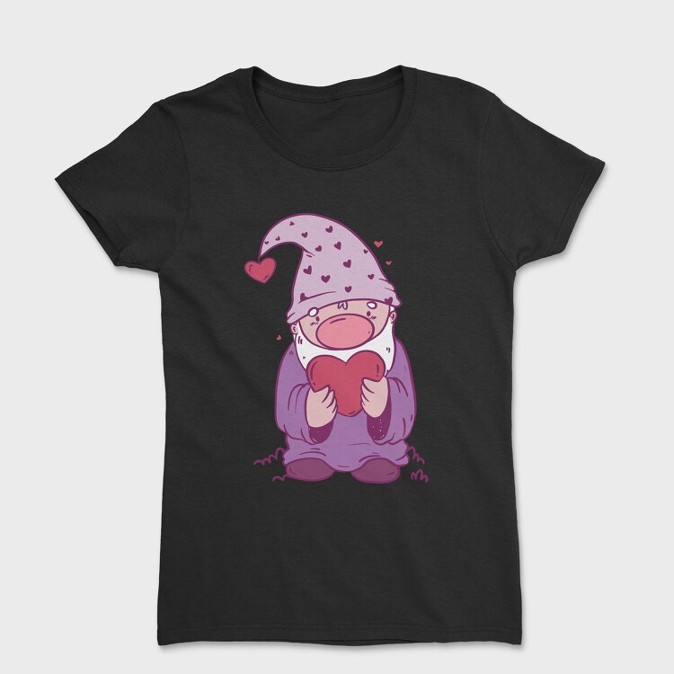 Valentines Day Gnome, Tricou Femei