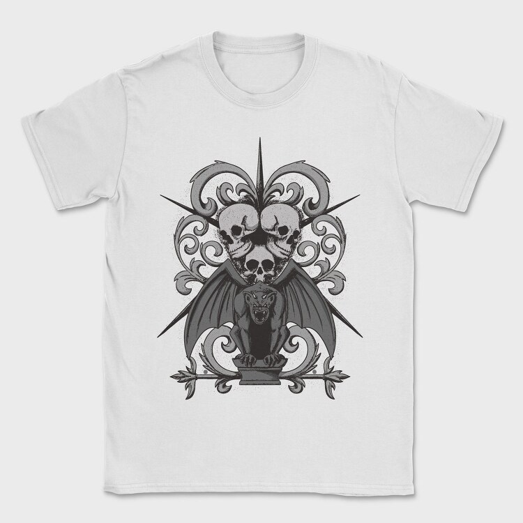 Gothic Gargoyle, Tricou Barbati (Unisex)