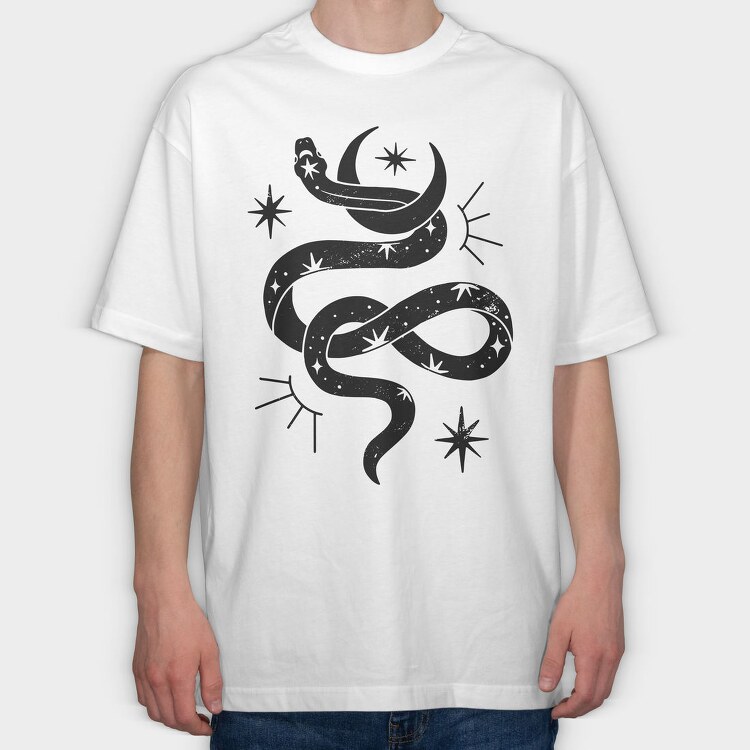 Mystic Snake Tote, Tricou Oversize Barbati (Unisex)