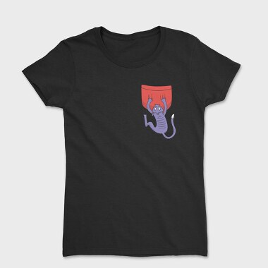 Cat Falling Pocket, Tricou Femei
