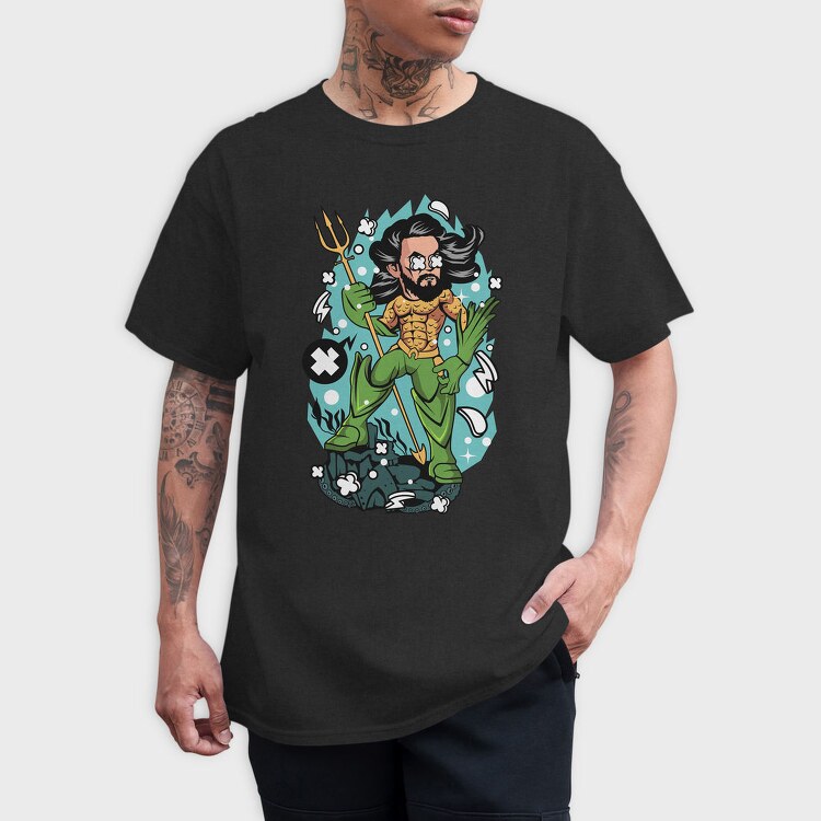 Aquamans Trident 1, Tricou Barbati (Unisex)