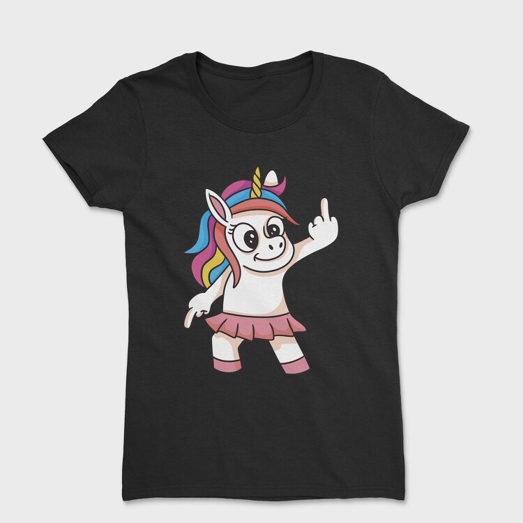 Unicorn Finger Gesture, Tricou Femei