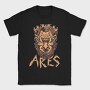 Greek God Ares On Fire Head, Tricou Barbati (Unisex)