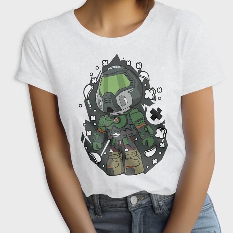 Cyberpunk Soldier, Tricou Femei