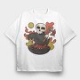 Grim Reaper Cooking Grill Grimp Bbq, Tricou Oversize Barbati (Unisex)