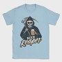 Grim Reaper Drinking Beer Skull, Tricou Barbati (Unisex)