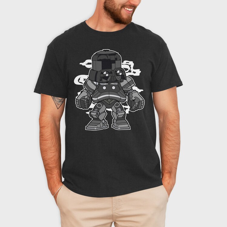Cyberpunk Warrior 1, Tricou Barbati (Unisex)