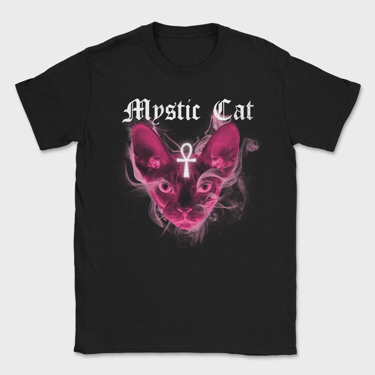 Mystic Sphynx Cat Spirit, Tricou Barbati (Unisex)