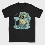 Grim Reaper Working From Home Skull, Tricou Barbati (Unisex)