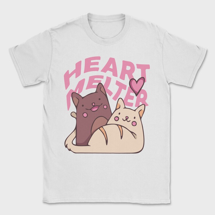 Valentine Cats Couple S Day Cute, Tricou Barbati (Unisex)