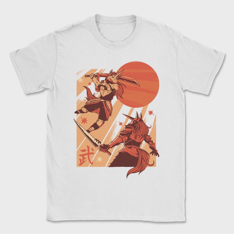 Unicorn Samurai Warriors, Tricou Barbati (Unisex)