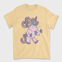 Unicorn Lifting Weights Kawaii Working Out, Tricou Barbati (Unisex)