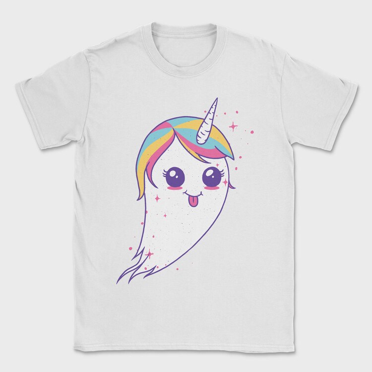 Unicorn Ghost, Tricou Barbati (Unisex)