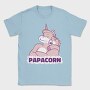 Unicorn Daddy And Baby Papacorn, Tricou Barbati (Unisex)