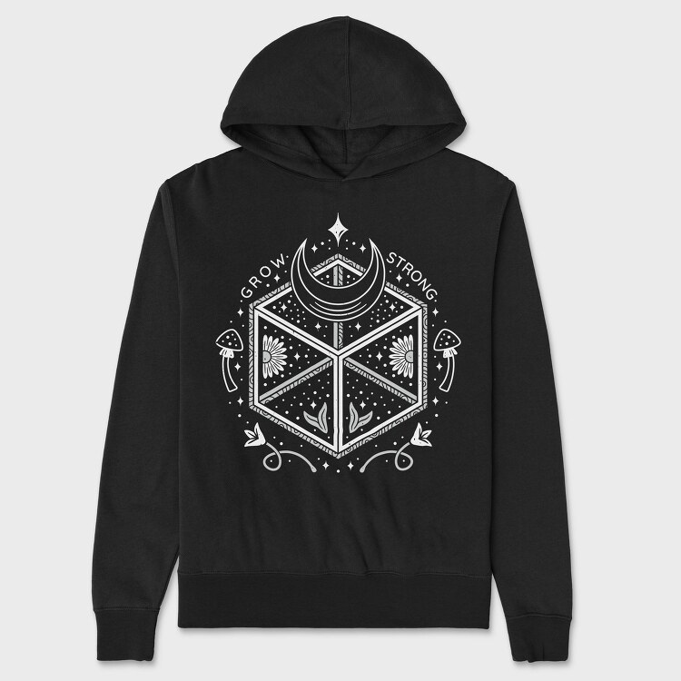 Grow Strong, Hanorac Oversize Barbati (Unisex)
