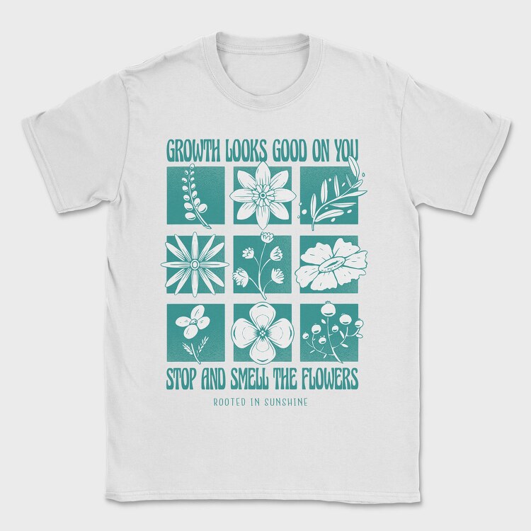 Growth Elements Floral Spring, Tricou Barbati (Unisex)