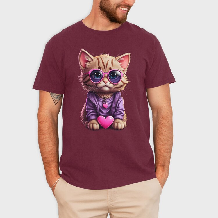 Kitty, Tricou Barbati (Unisex)
