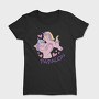 Unicorn Dad Cartoon Papacorn, Tricou Femei