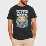 Justin Bieber Comic Pop Art, Tricou Barbati (Unisex)