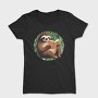 Sloth Reading Book, Tricou Femei